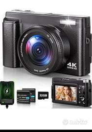 Fotocamera digitale 4K, 48MP nuova