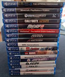 Lotto 17 Giochi PS4 - anche singoli