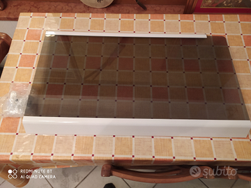 Vetro per piano cottura da 90 cm bianco nuovo