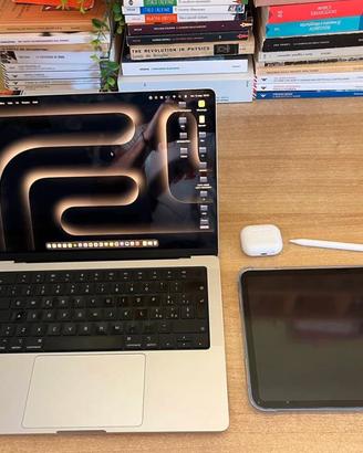 Macbook pro m1 16/1tb Ipad 10gen airpods 3, pencil
