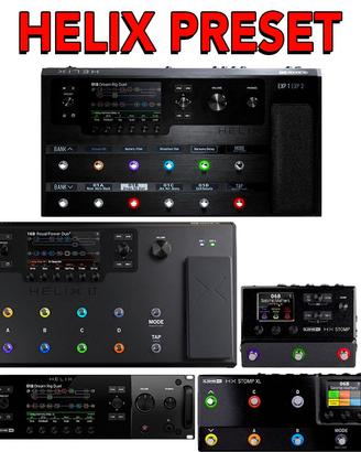 Preset per Line6 Helix, HX Stomp, Pod Go
