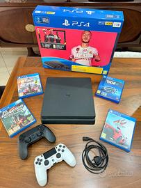 Ps4 Slim 1TB + 2 Joystick +4 videogiochi originali