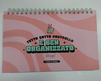 Planner settimanale Mr wonderful 