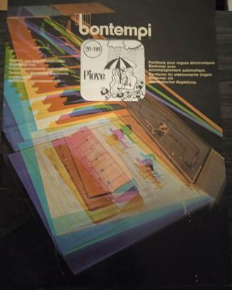 coppia spartiti bontempi vintage anni 80