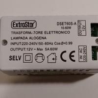 Trasformatore elettronico per lampada alogena