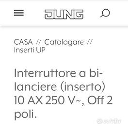 Interruttore a bilanciere