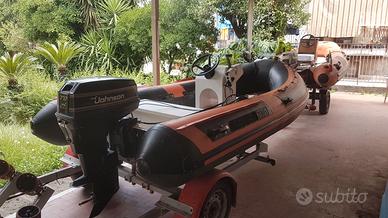 Gommone carrello e motore Lomac 2001