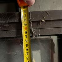 Infissi in alluminio con telaio