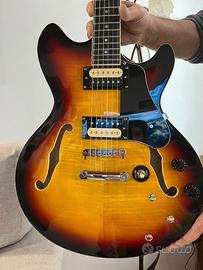 chitarra semiacustica 335 style