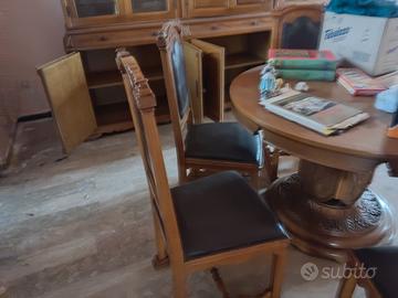 Tavolo Rotondo Legno