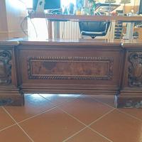  Cassapanca antica in legno massello 