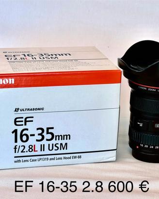 obiettivo canon EF 16-35 2.8