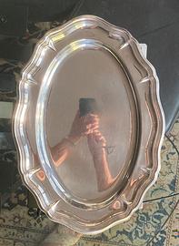 Vassoio acciaio inossidabile inox ovale