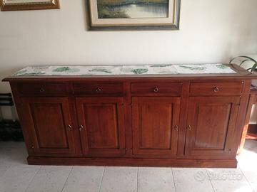 Mobile da soggiorno in arte povera come nuovo