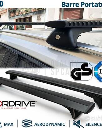 Barre Portatutto per Volvo V90 in Alluminio Nero