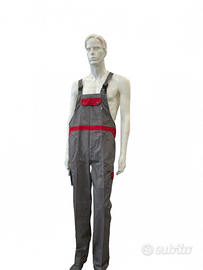 Salopette da lavoro Siggi Danubio grigia NUOVA