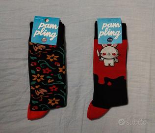 Coppia calzini Pampling Psyco Bunny + Fiori