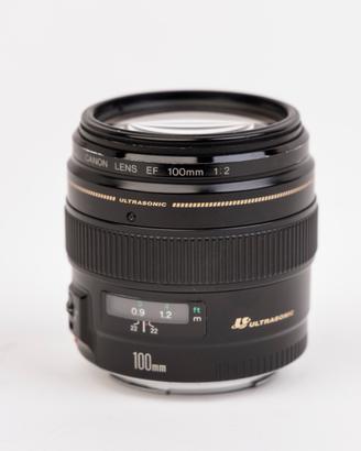 Canon EF 100 f/2 USM autofocus ultrasonico