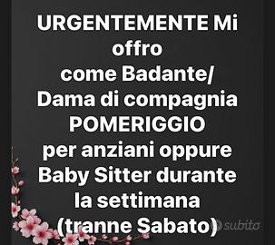 Badante/Baby Sitter