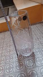 Vaso in cristallo di Boemia 