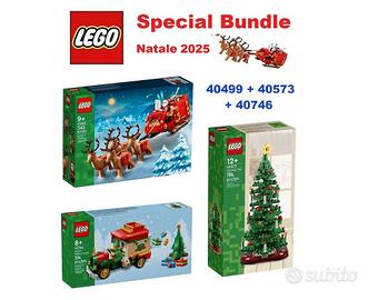 LEGO Natale - Lotto 40499 + 40573 + 40746 - NUOVO