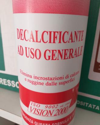 Decalcificante ad uso generale antiruggine
