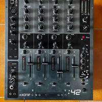 Mixer allen e hearth + 2 giradischi mixars sta