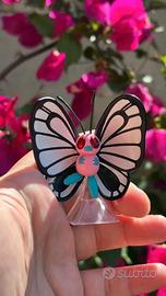 Pokémon figure pink Butterfree / Papilusion / Smet