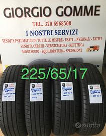 GOMME 225/65/17 NIOVE E USATE IN PRONTA CONSEGNA