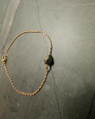 Bracciale Minimal Artigianale con Pirite