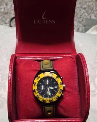 Orologio Cronografo Laurens Sport - Lunetta Gialla