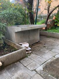 Vasca vintage da giardino