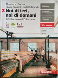 Libro:noi di ieri noi di domani 2: il 700 e l'800 