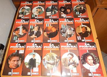 Serie completa da collezione in vhs la Piovra