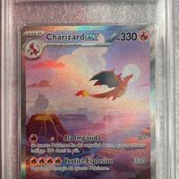 Charizard EX 199 / 165 Pokemon 151 GRAAD 8,5