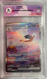 Charizard EX 199 / 165 Pokemon 151 GRAAD 8,5