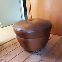 Pouf poggiapiedi vintage