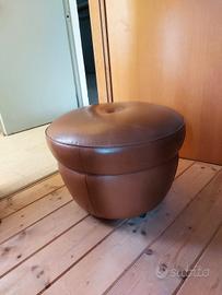 Pouf poggiapiedi vintage
