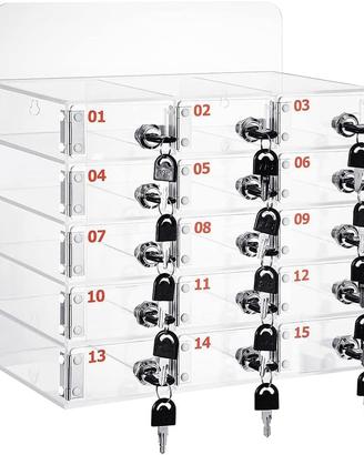 Armadietto locker cellulari telefoni con lucchetto