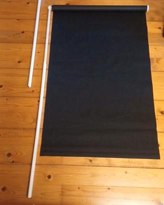 FRIDANS Tenda a rullo oscurante, nero, 60x195 cm