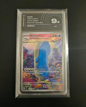Pokemon- Wailord 162/159-Aigrading 9.5