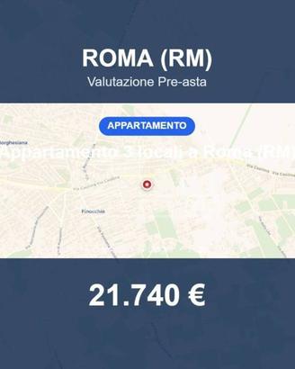 Immobile in asta di 87 m² a Roma