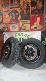 Cerchi fat bob coppia completi di gomme 