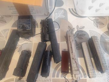 Lotto trenini e binari  antichi 