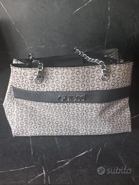 borsa guess grigio e nero