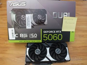 ASUS RTX 5060 Dual OC 8G DDR7 - NUOVA garanzia