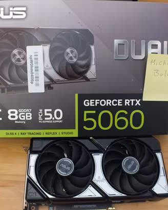 ASUS RTX 5060 Dual OC 8G DDR7 - NUOVA garanzia