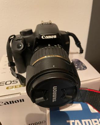 Canon eos 1000D più obbietivo 18-200