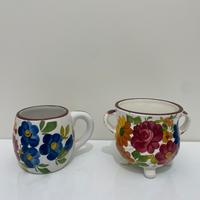 Coppia di ceramiche artigianali