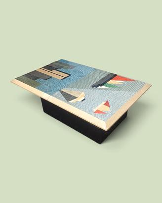 table coffee modernariato anni 80.Design G.Offredu